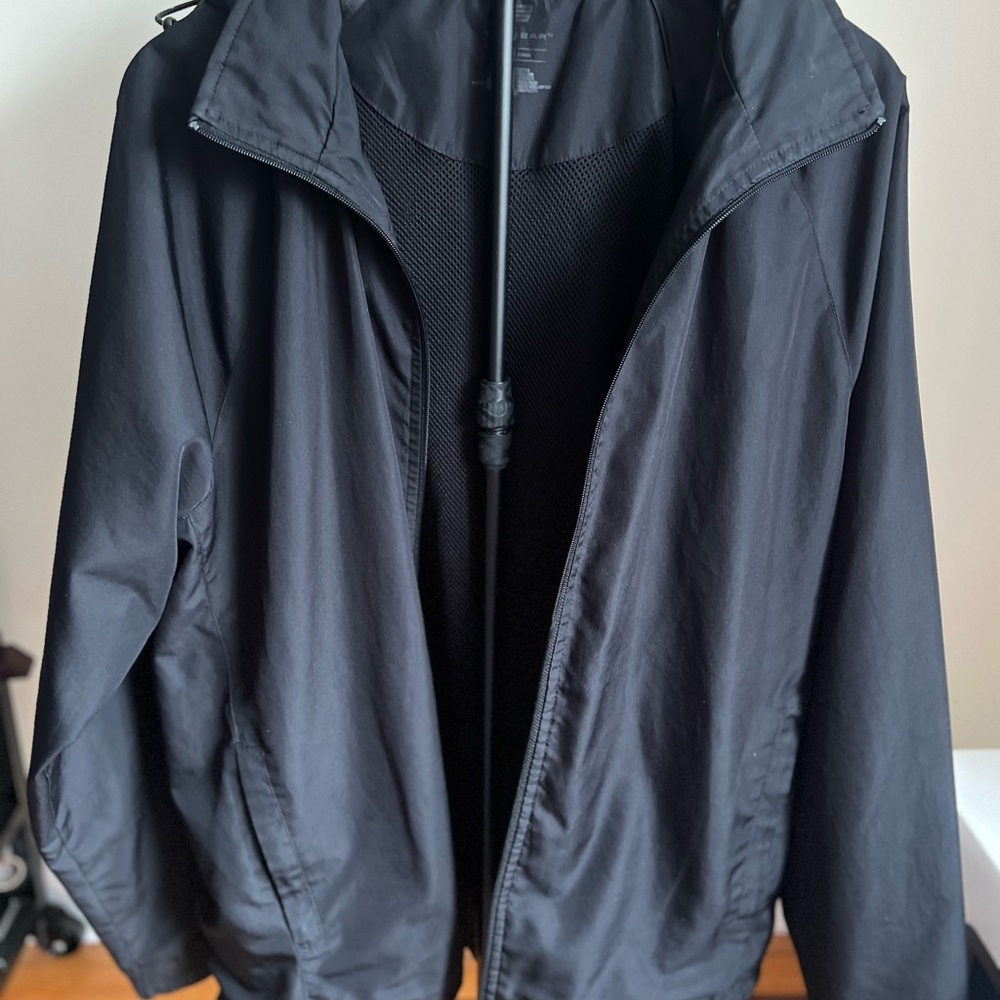 Tek Gear Men's Black Raincoat